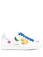 DSQUARED2 baskets lacées à empiècements - Blanc