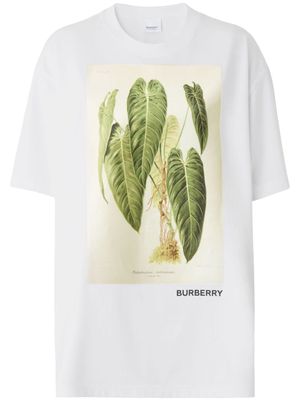 Burberry t-shirt imprimé à manches courtes - Blanc