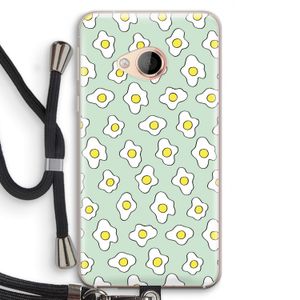 Spiegeleitjes: HTC U Play Transparant Hoesje met koord