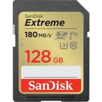 SanDisk extreme sdxc 128 gb geheugenkaart (uhs-i u3, class 10, v30)