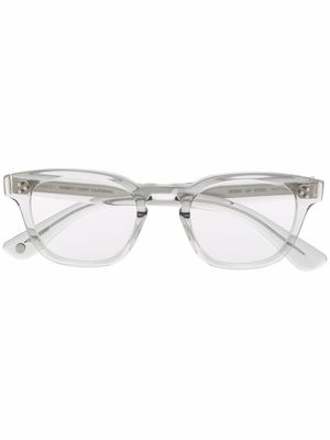 Garrett Leight lunettes de vue à monture transparente - Tons neutres