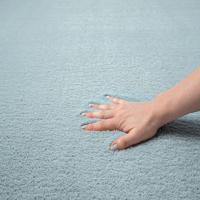 Karpet24 Loft - Luxe Fluweelzacht Effen Vloerkleed in Blauw, Modern & Stijlvol-120 x 160 cm