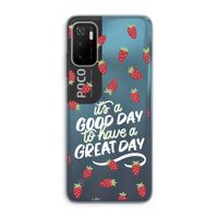 Don't forget to have a great day: Xiaomi Poco M3 Pro 5G Transparant Hoesje