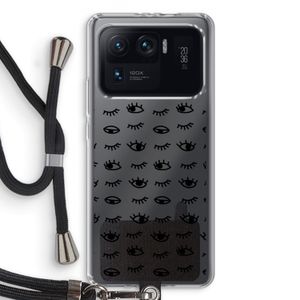 Eye pattern #2: Xiaomi Mi 11 Ultra Transparant Hoesje met koord
