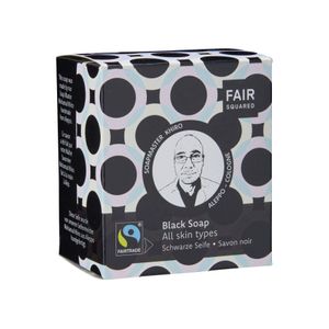 Fair Squared Zeepblok - black soap