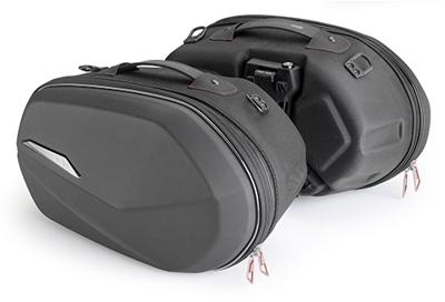 GIVI Sport-T ST609 easy lock, Zachte zijkoffers voor de moto, 25+25l