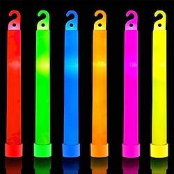 24 stuks ultraheldere 6 inch glow sticks - noodheldere chem glow sticks met een duur van 12 uur - kamperen, wandelen glow stick lichten - voor feesten en kinderactiviteiten - blackout of storm klaar Lightinthebox