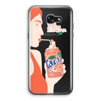 Peach please!: Samsung Galaxy A5 (2017) Transparant Hoesje