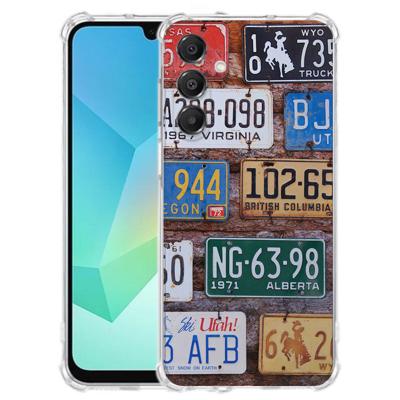 TPU Telefoonhoesje Samsung Galaxy A17 - Kentekenplaten schokabsorberende backcover TPU Telefoonhoesje Samsung Galaxy A17 - Kentekenplaten schokabsorberende backcover