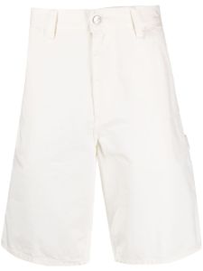 Carhartt WIP short en coton à patch logo - Blanc