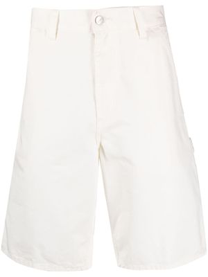 Carhartt WIP short Single Knee en coton - Blanc