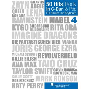 Bosworth 50 Hits in C-Dur 4: Rock & Pop songboek voor piano, keyboard, gitaar en zang