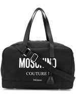 Moschino sac fourre-tout à logo imprimé - Noir - thumbnail