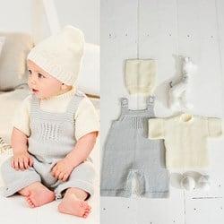 Breipatroon Stylecraft Bambino DK No. 9498 Tuinbroek, shirt en muts