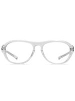 Gentle Monster lunettes de vue Oaa C1 à monture pilote - Blanc