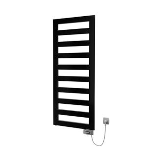 Plieger Bellezza-EL elektrische designradiator 60x146.5cm 800watt staal Zwart mat 1282041