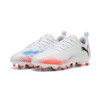 PUMA Future 8 Play Gras / Kunstgras Voetbalschoenen (MG) Kids Wit Felrood Blauw