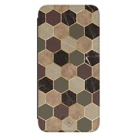 Samsung Galaxy A54 flipcase - Kubus bruin groen