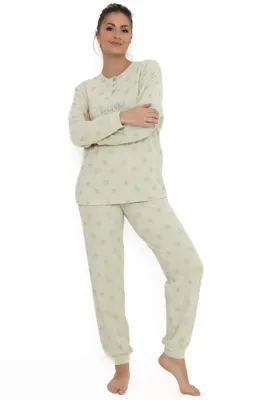 Cocodream dames pyjama badstof "beautiful"