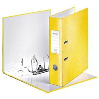 Ordner leitz wow 180° gelamineerd 80mm a4 geel | 10 stuks