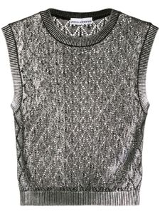 Paco Rabanne Metallic gilet - Zilver