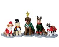 Costumed canines - Lemax Costumed canines - Lemax