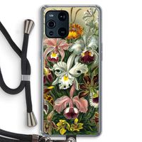 Haeckel Orchidae: Oppo Find X3 Transparant Hoesje met koord