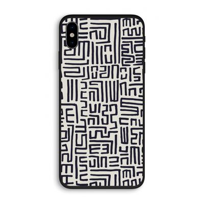 Moroccan Print: iPhone XS Biologisch afbreekbaar hoesje
