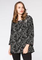 Yoek Tuniek met parels CONFETTI | Zwart | Maat 40 Yoek Tuniek met parels CONFETTI | Zwart | Maat 40