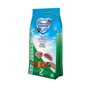 Renske Graanvrij Super Premium Senior vers bereide kalkoen hondenvoer 2 x 12 kg