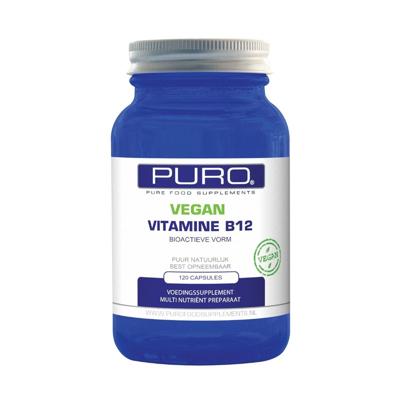 Puro Vegan Vitamine B12 Capsules 120Stuks