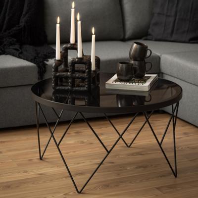 Bendt Ronde Salontafel 'Averill' Glas, 80cm