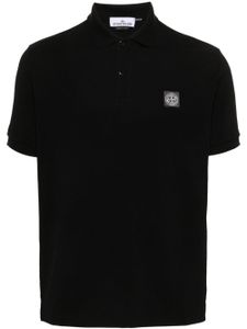 Stone Island chemise en coton à patch logo - Noir