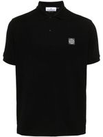 Stone Island chemise en coton à patch logo - Noir