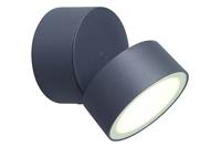 Lutec Richtbare wandlampTrumpet antraciet 900lm - 5626001118