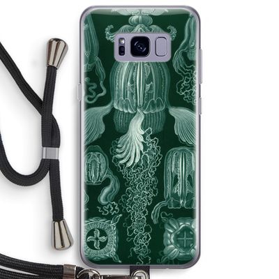 Haeckel Cubomedusae: Samsung Galaxy S8 Plus Transparant Hoesje met koord