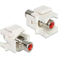 DeLOCK 86305 RCA RCA Rood kabeladapter/verloopstukje