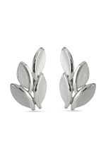 Susan Caplan Vintage boucles d'oreilles clips Trifari (années 1960) - Argent