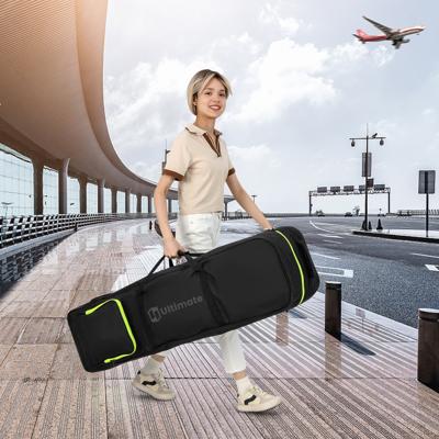 Golfreistas met Wielen Opvouwbare Golftas voor Luchtvaartmaatschappijen met Sleutel en Opbergtas Golfclubtas voor Reizen en Vluchten