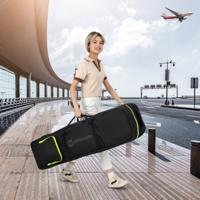 Golfreistas met Wielen Opvouwbare Golftas voor Luchtvaartmaatschappijen met Sleutel en Opbergtas Golfclubtas voor Reizen en Vluchten