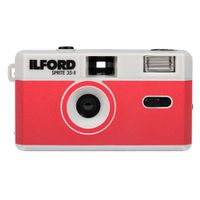 Ilford Sprite 35-II Kamera rood & silver