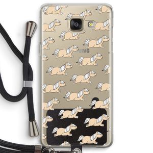 Ponys: Samsung Galaxy A5 (2016) Transparant Hoesje met koord