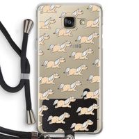 Ponys: Samsung Galaxy A5 (2016) Transparant Hoesje met koord