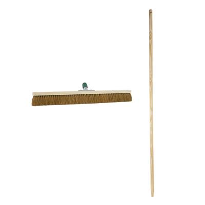 Magazijnbezem - extra breed 100 cm - Binnenbezem - FSC hout - zachte kokos haren - steel 130 cm