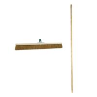 Magazijnbezem - extra breed 100 cm - Binnenbezem - FSC hout - zachte kokos haren - steel 130 cm