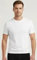 Ondergoed heren T-shirt korte mouw - M3000 - Ondershirt mannen - Slim Fit - Ronde hals - wit, zwart, blauw