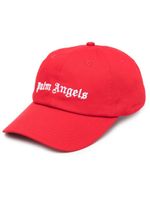 Palm Angels casquette à logo imprimé - Rouge - thumbnail