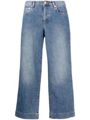 A.P.C. jean Sailor à coupe courte - Bleu