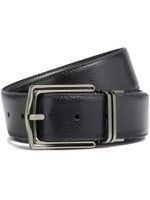 Zegna ceinture réversible en cuir - Noir - thumbnail