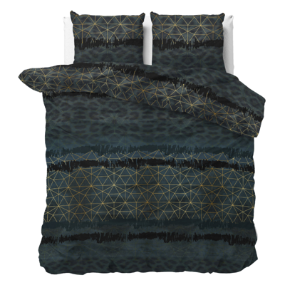 Sale: -43% | Dekbedovertrek - Leopard Deco - Lits-Jumeaux (240x220 Cm) - Wit Microvezel - - Sleeptime Classy - Dekbed-Discounter.nl